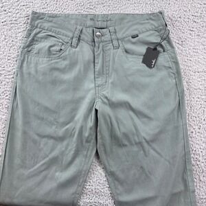 NEW Travis Mathew Pants Mens 30x32 Trifecta Balsam Green Lightweight Chino Golf